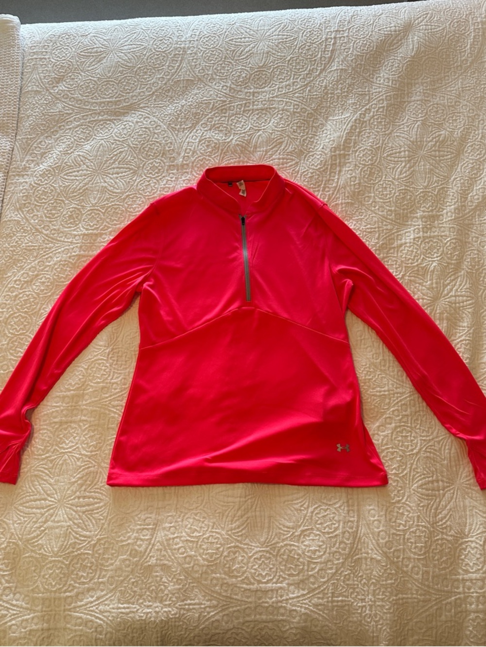 Under Armour Women’s Hot Pink Quarter-Zip Pullover